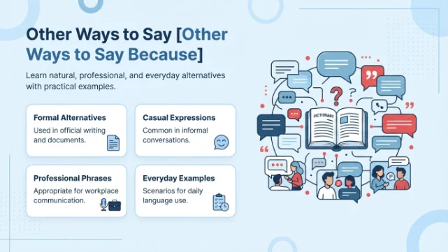 Other Ways to Say Because