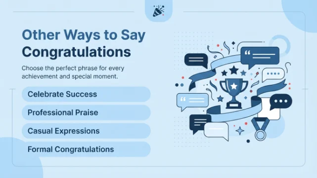 Other Ways to Say Congratulations