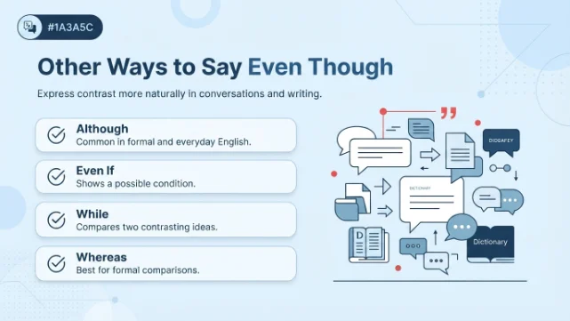 Other Ways to Say Even Though