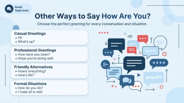 Other Ways to Say How Are You