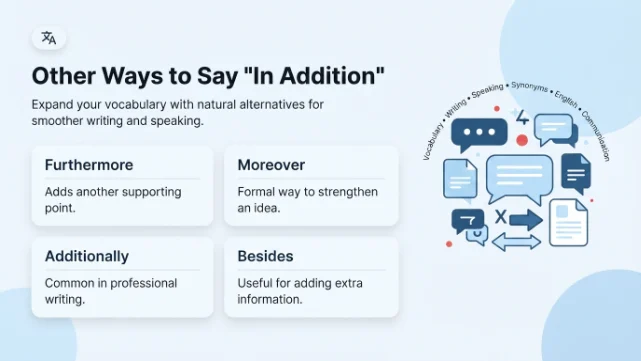 Other Ways to Say In Addition