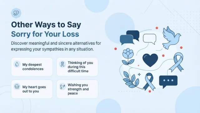 Other Ways to Say Sorry for Your Loss