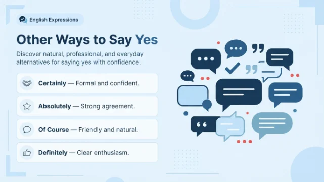 other ways to say yes