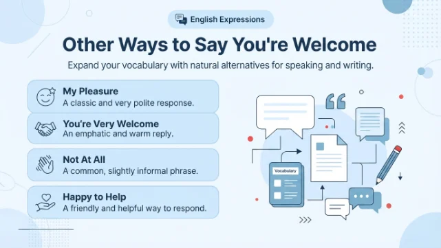 Other Ways to Say You're Welcome