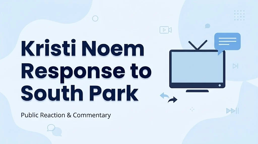 Kristi Noem Response to South Park