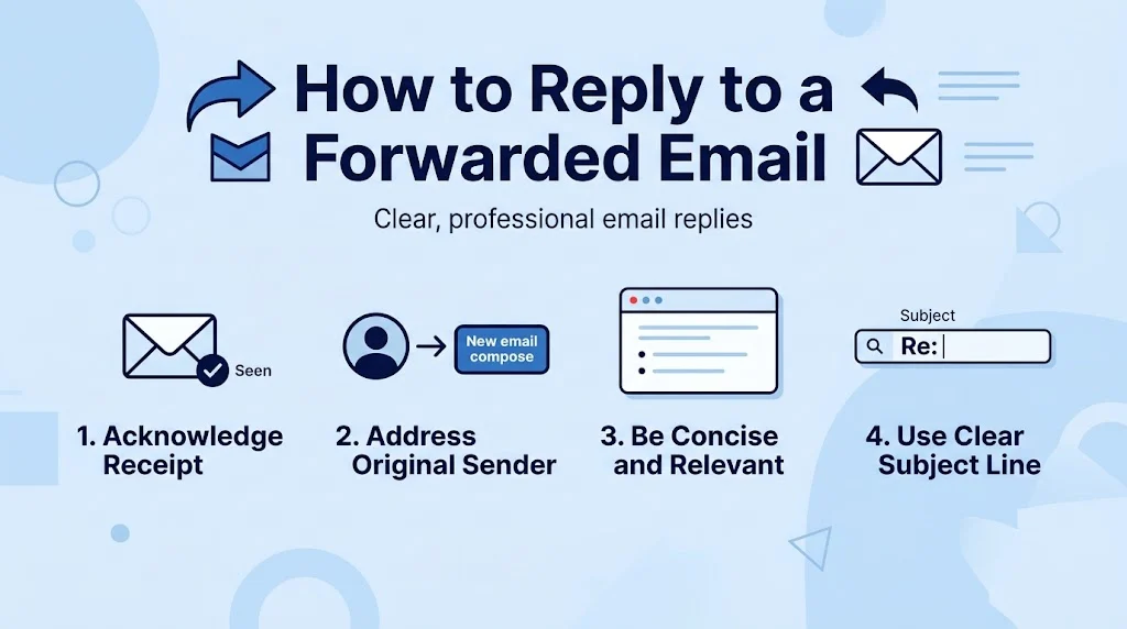 how to reply to a forwarded emailhow to reply to a forwarded email