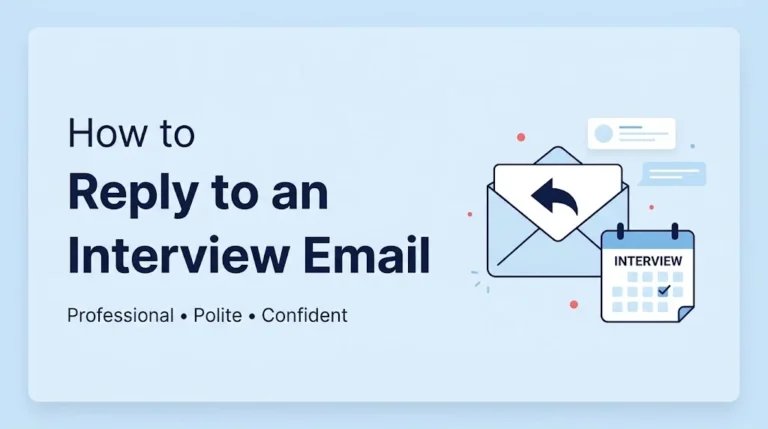 How to Reply to an Interview Email