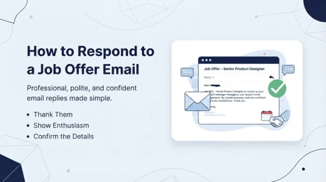 How to Respond to a Job Offer Email