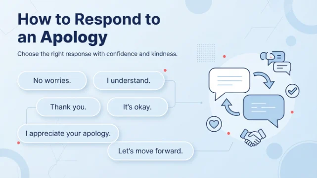 How to Respond to an Apology