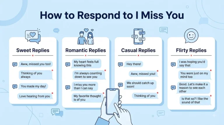 How to Respond to I Miss You