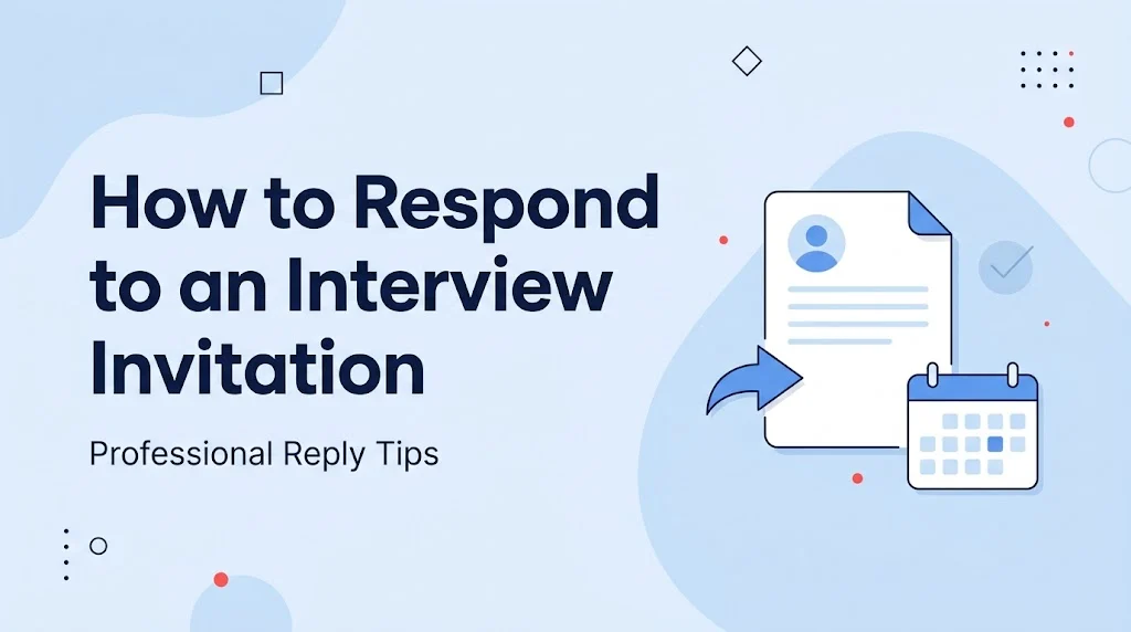 how to respond to interview invitation