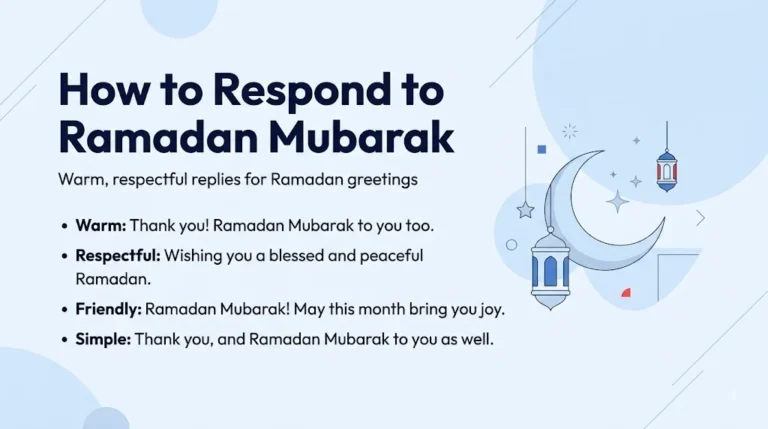 How to Respond to Ramadan Mubarak