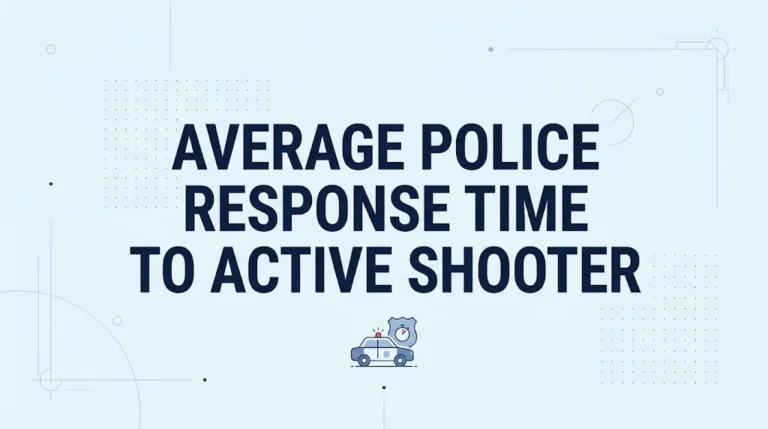 Average Police Response Time to Active Shooter