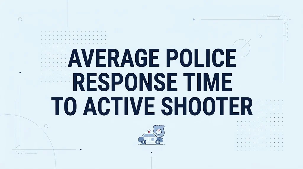Average Police Response Time to Active Shooter