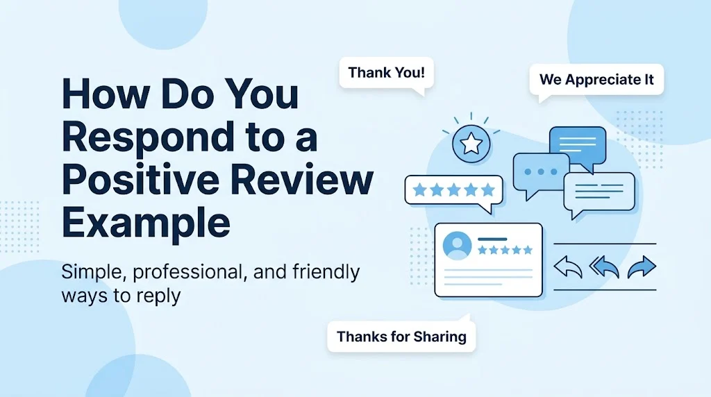 How Do You Respond to a Positive Review Example