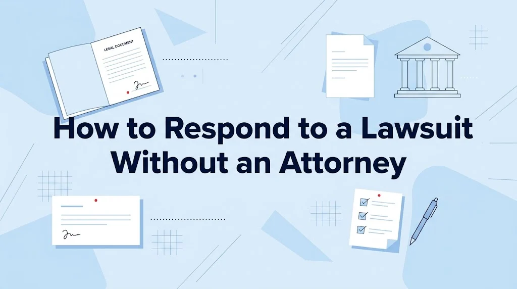 How to Respond to a Lawsuit Without an Attorney