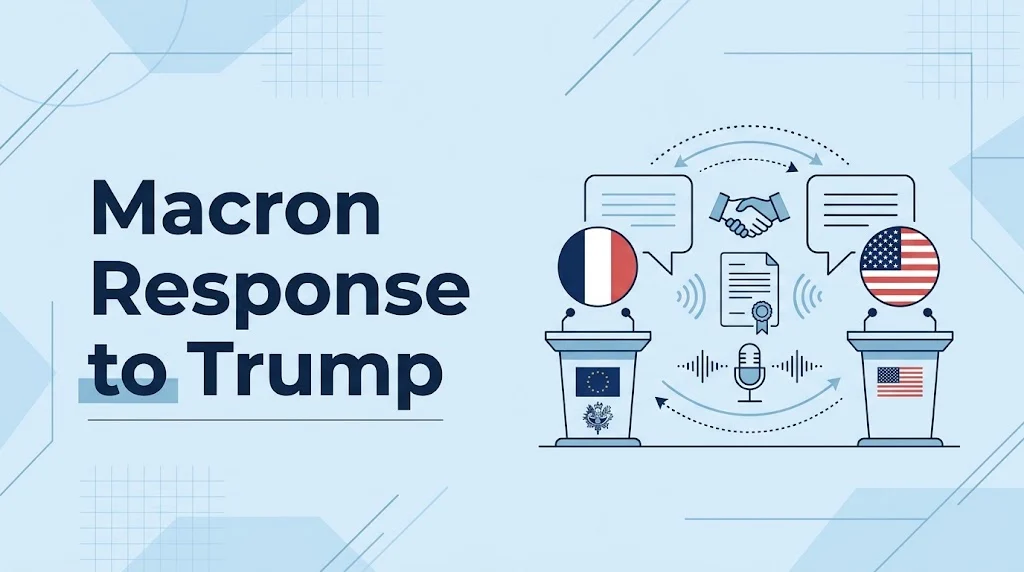 Macron Response to Trump
