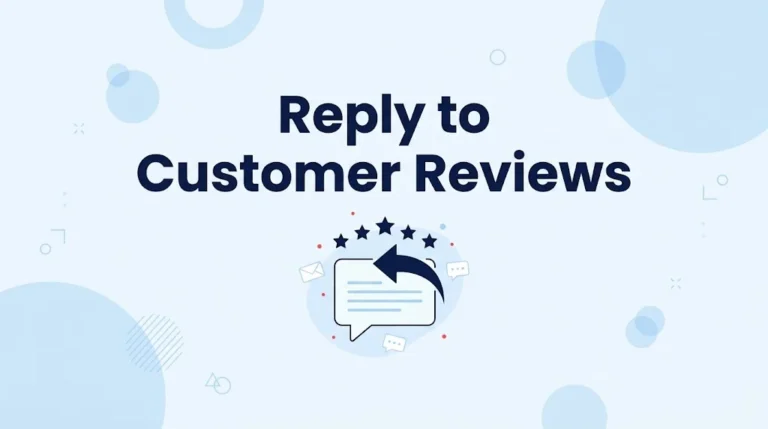 Reply to Customer Reviews