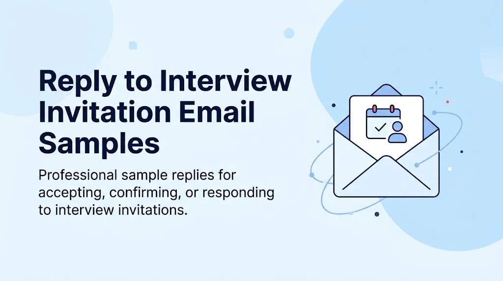 Reply to Interview Invitation Email Samples