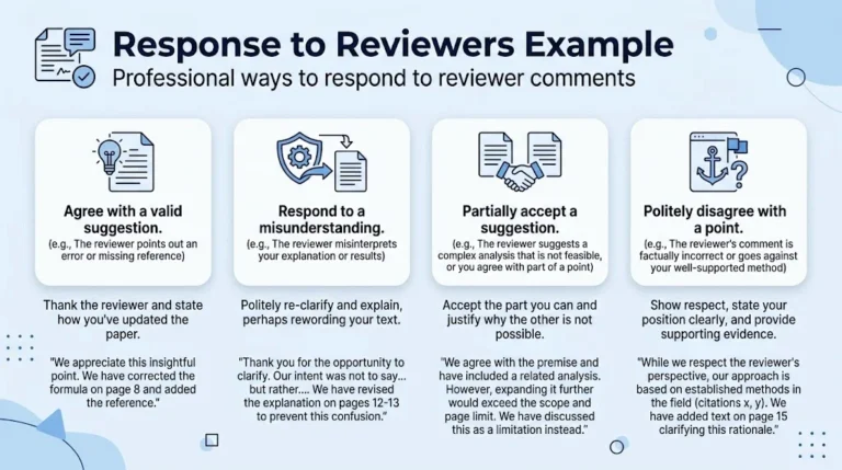 Response to Reviewers Example