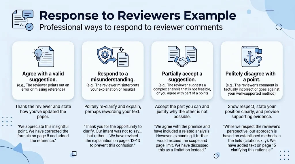 Response to Reviewers Example
