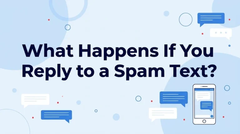What Happens If You Reply to a Spam Text