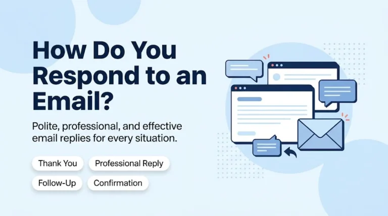 How do You Respond to an Email