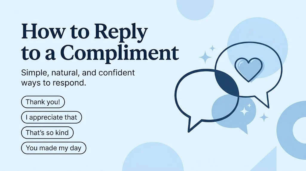 How to Reply to a Compliment