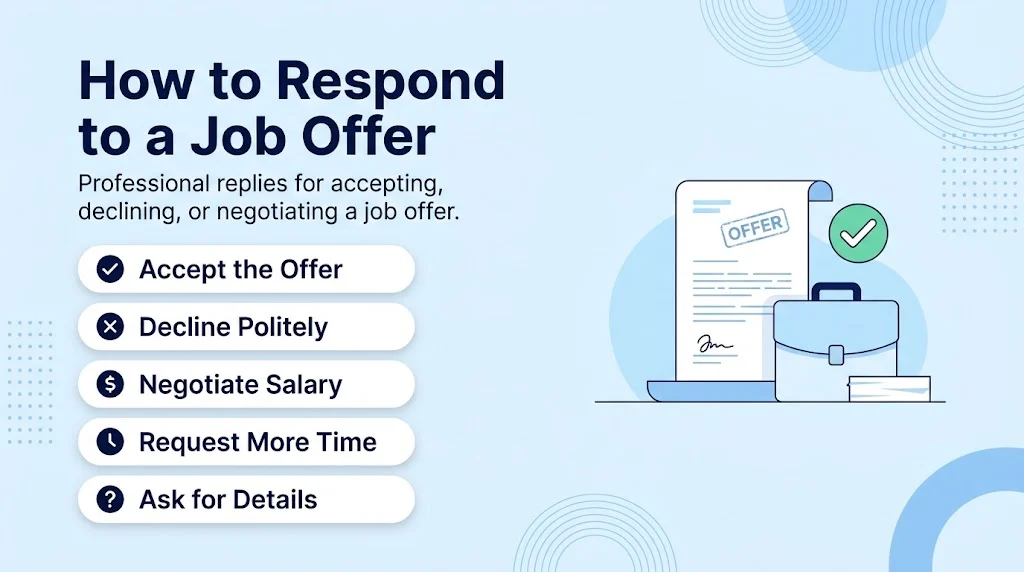How to Respond to a Job Offer
