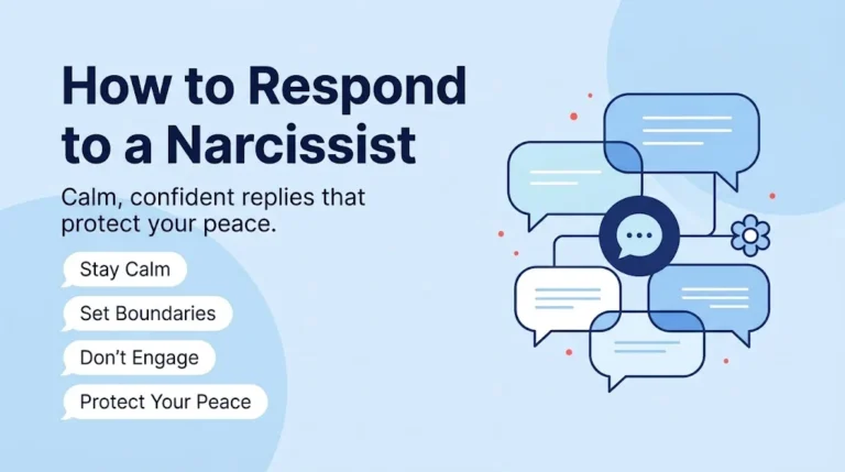 How to Respond to a Narcissist