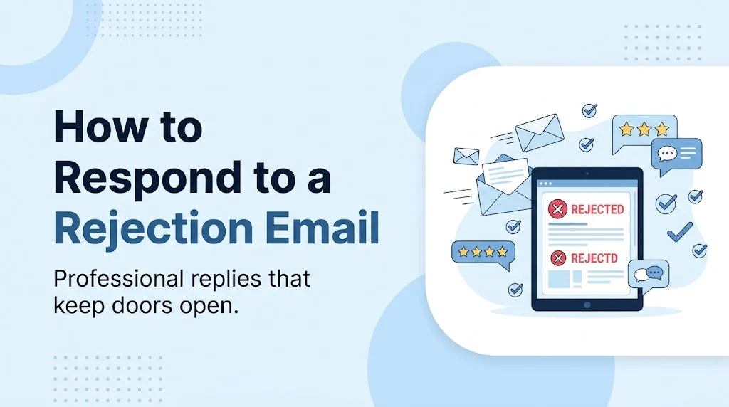How to Respond to a Rejection Email
