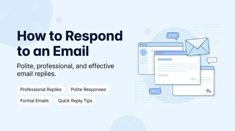 How to Respond to an Email