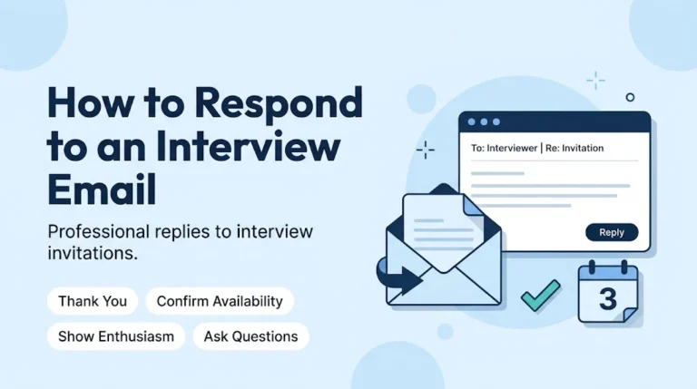 How to Respond to an Interview Email