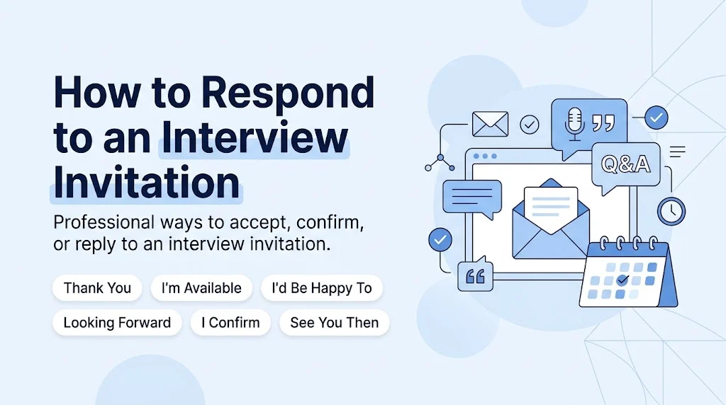 How to Respond to an Interview Invitation