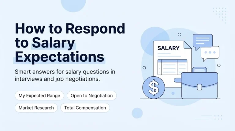 How to Respond to Salary Expectations