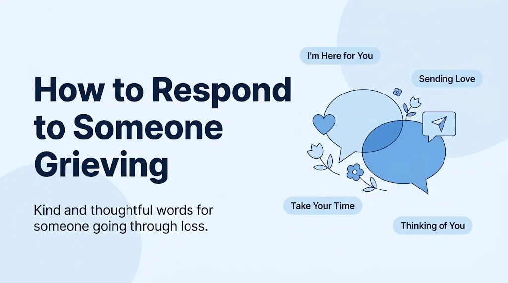 How to Respond to Someone Grieving