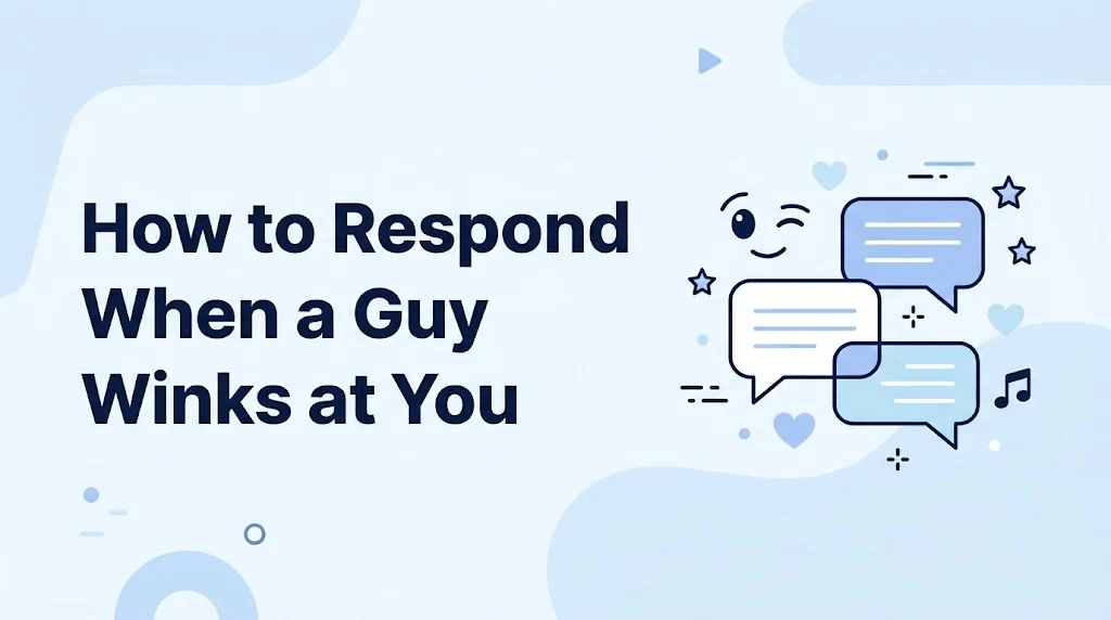 How to Respond When a Guy Winks at You
