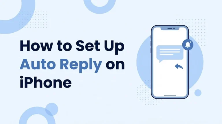 How to Set Up Auto Reply on iPhone