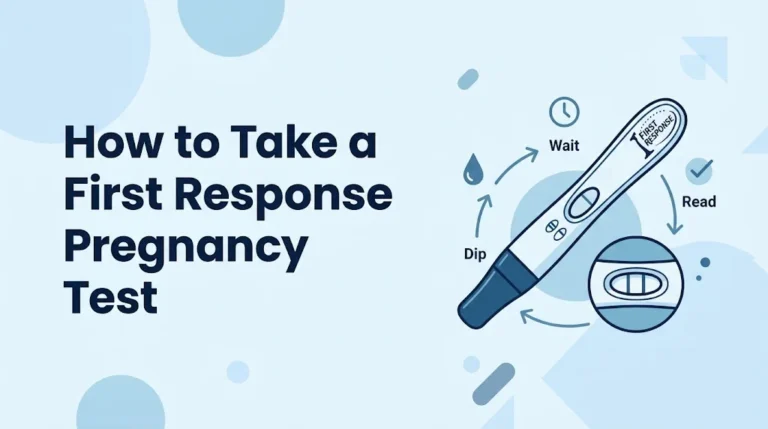 How to Take a First Response Pregnancy Test